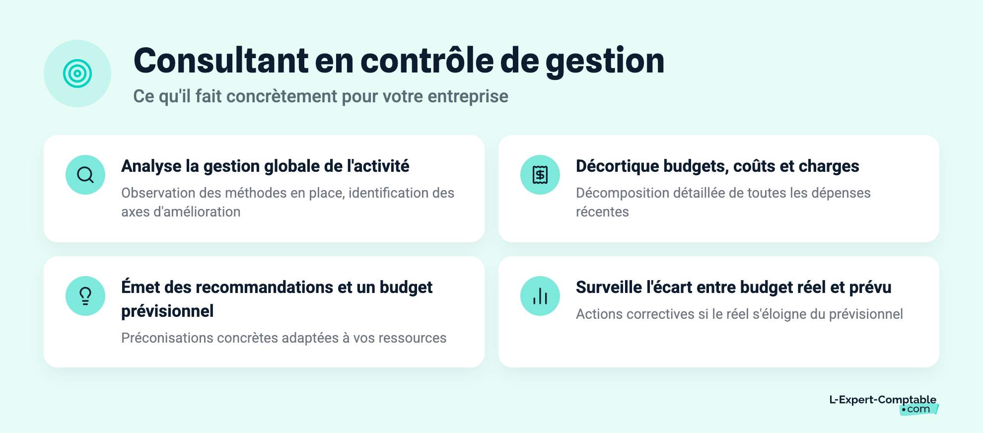 Consultant en contrôle de gestion